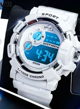 YIKAZE Fashion Sports Watches Men Women Digital Watch Waterp