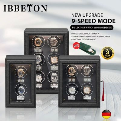 IBBETON Luxury Leather Watch Winder High-End Automatic Watch