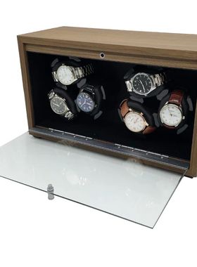 Watch Winder Box Automatic PU Leather Global Universal Power