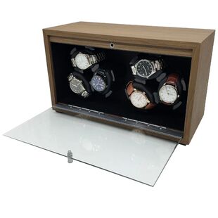Watch Winder Box Automatic PU Leather Global Universal Power