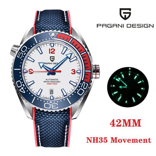 PAGANI DESIGN Top Brand Sports Men Mechanical Wristwatch Cer