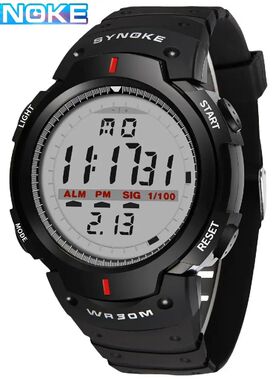 SYNOKE Men Electronic Watch Sports For Men Waterproof Lumino
