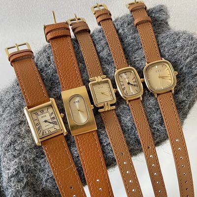 IEKE Melanin Brown Autumn-Winter Atmosphere Women's Watch Fa