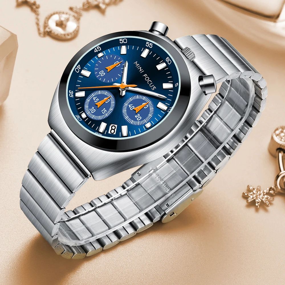 MINI FOCUS Multifunctional Casual and Fashion Quartz Watch f