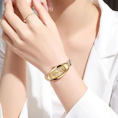 Luxury Women's Watches Stainless Steel Watch Strap Sending B