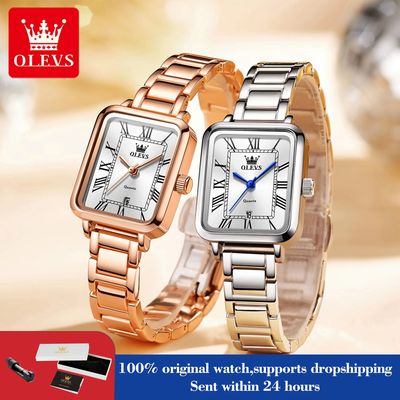 OLEVS 5641 Woman Quartz Watch Thin Case Roman Scale Waterpro