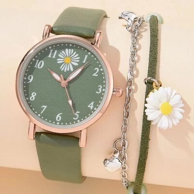 New Watch for Women Dress Romantic Bracelet WristWatch Fashi