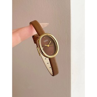 Elegant Luxury Leather Strap Watches for Women Water-Resista