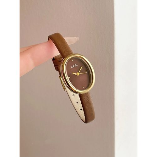 Elegant Luxury Leather Strap Watches for Women Water-Resista