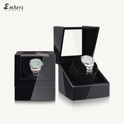 Embers Black Piano Lacquer Watch Winder Battery Automatic Wa
