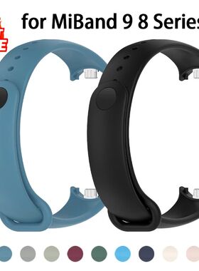 Silicone Strap for Xiaomi Mi Band 9 8 Strap NFC Sport Rubber