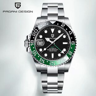 PAGANI DESIGN PD-1662 Luxury GMT Men Mechanical Wristwatch S