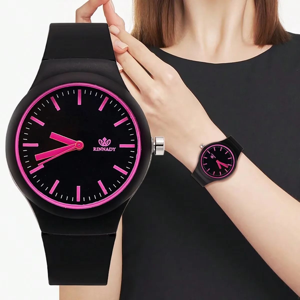 Fashion 2025 Selling Simple Scale Women's Quartz Watch Casua