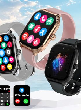 LAXASFIT H9 Smartwatch Dial to Answer Calls Calorie Tracking