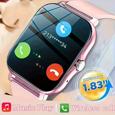 1.83'' Sports Smart Watch Fitness Clock Health Monitor Water