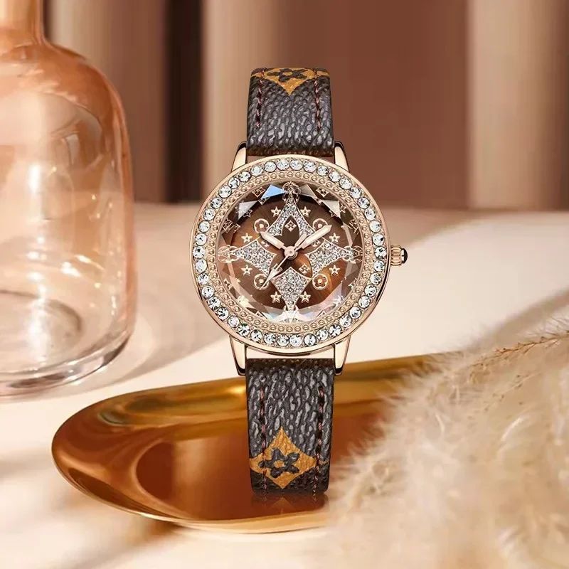 Exquisite Women Watch Luxury Diamond Quartz Watch Fashion Lu