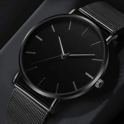 Reloj Mujer Ladies Fashion Metal Hour Casual Watch Simple Qu
