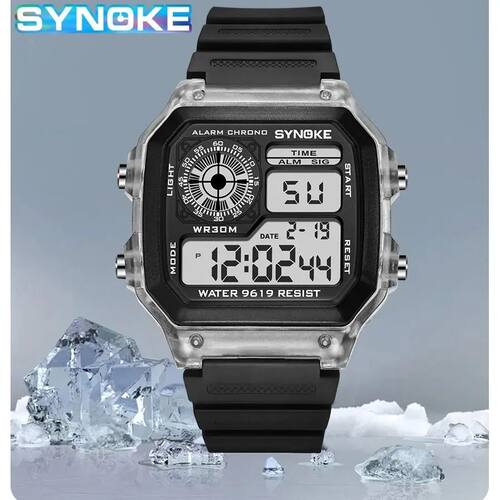 SYNOKE Digital Watches Men Sports Luminous Multifunction Wat