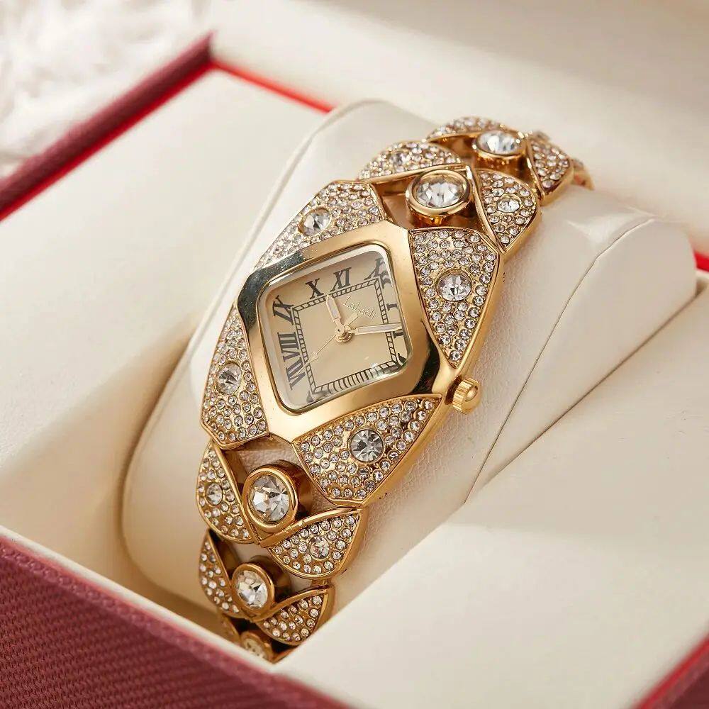 Fashionable Luxurious Ladies' Watch Luminous Diamond Studded