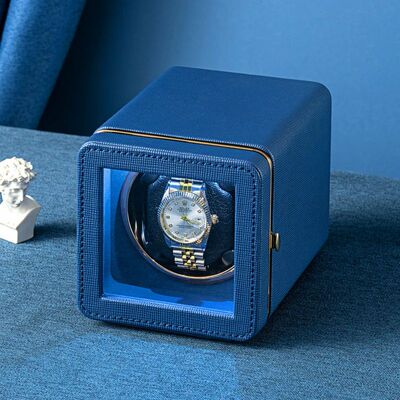 Vertical Winder Watch Box Automatic Rotator Single Watch Win