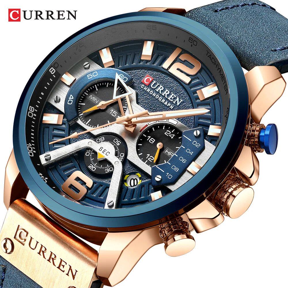 CURREN Casual Sport Watches for Men Top Brand Luxury Militar