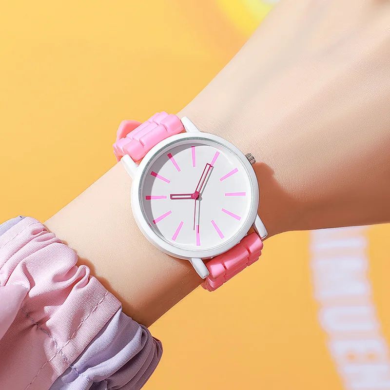 Women Watch Fashion Simple Pencil Design Digital Quartz Watc