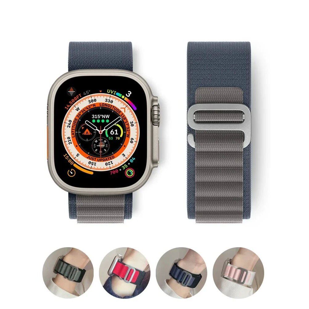 Alpine loop Strap for Apple watch Ultra 2 Band 46mm 40mm 45m