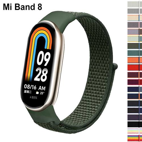 Nylon Loop for xiaomi Mi Band 9 8 Strap NFC SmartWatch Wrist