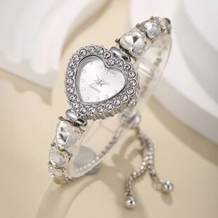Elegant Women's Quartz Watch Luxury Rhinestone Bracelet Band