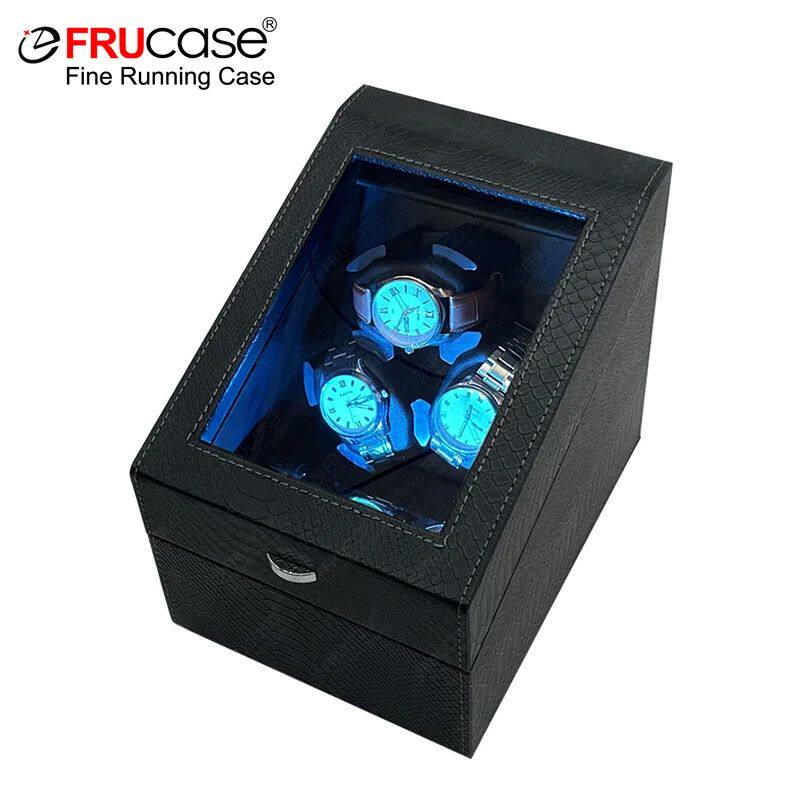FRUCASE PU Watch Winder for automatic watches automatic wind
