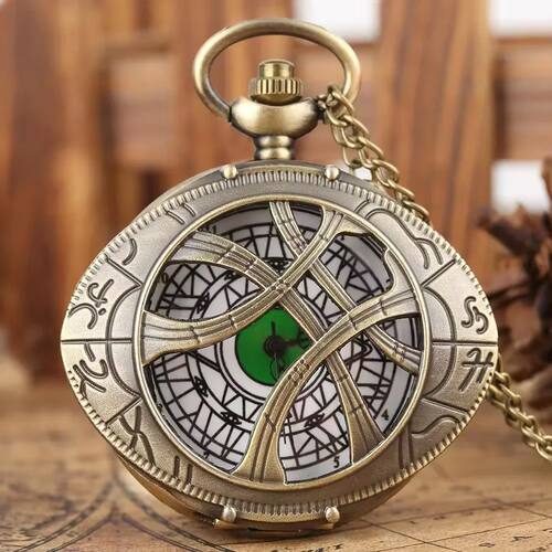 Souvenir Gift Necklace Chain Pendant Old Clock Marvel Reloj