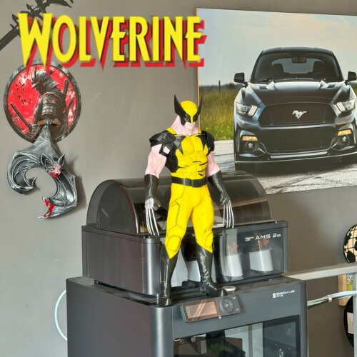金刚狼-Wolverine立体桌面手办模型3D打印电影漫画周边装饰品礼物