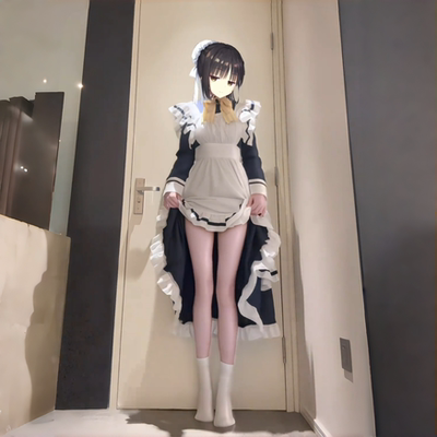 二次元四季夏目女仆裙枣子姐 cos 服 性感长款 amiami 周边战袍女