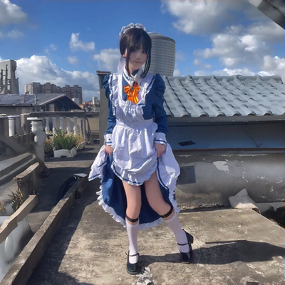 枣子姐cos服女仆装女四季夏目amiami周边galgame女仆裙性感qq长款