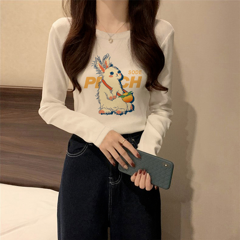 春秋季新款长袖t恤打底衫女内搭