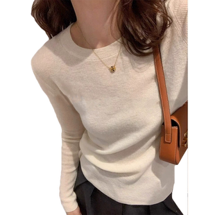 2026新款春秋装纯棉长袖t恤女冬季欧货欧洲站潮牌内搭打底衫上衣