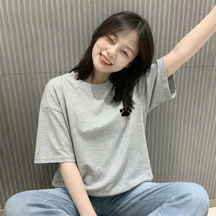 纯棉短袖t恤女装2026新款今年流行的爆款夏季显瘦女士超好看上衣