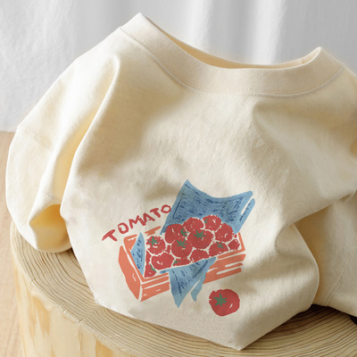 白色纯棉长袖打底衫上衣女