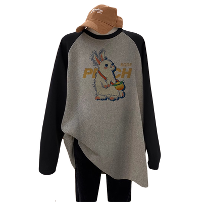 秋冬中长款遮屁股洋气打底衫上衣