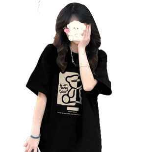 美式高街纯棉短袖t恤女夏季2026新款小众设计感复古港味chic上衣