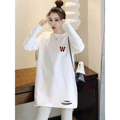 秋冬季洋气内搭中长款女士打底衫