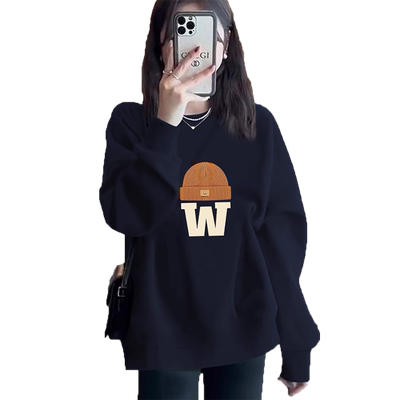 无帽休闲女士卫衣春秋冬季