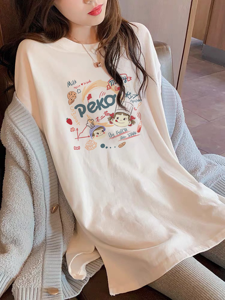 白色加绒内搭洋气大码女装