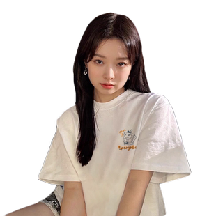 白色纯棉短袖t恤女2026新款夏季美式复古穿搭冷淡系高级感上衣服