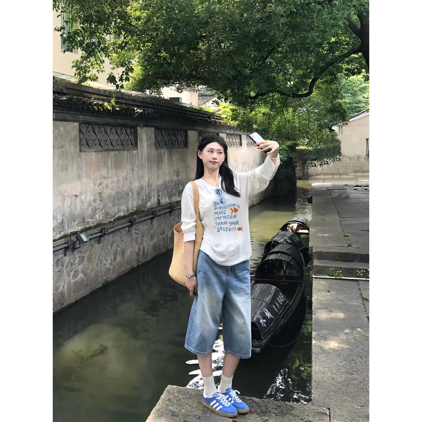 白色纯棉长袖t恤女2025新款秋冬德绒内搭高级感可外穿打底衫上衣