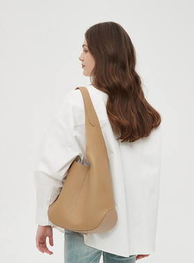 时尚春夏真皮女士单肩包新款小众腋下高级感大包包托特包通勤女包