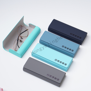 2025新款高级感眼镜盒批发便携磁吸简约多色眼镜收纳盒定制印字