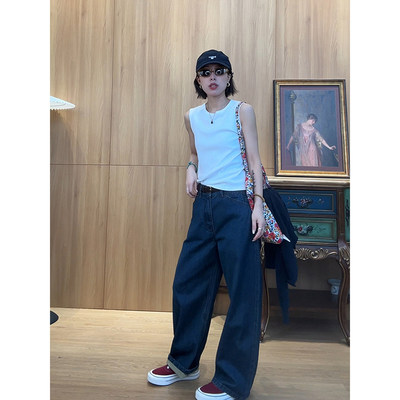 浪清无袖背心女夏外穿坑