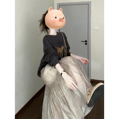 法式慵懒松弛感穿搭连衣