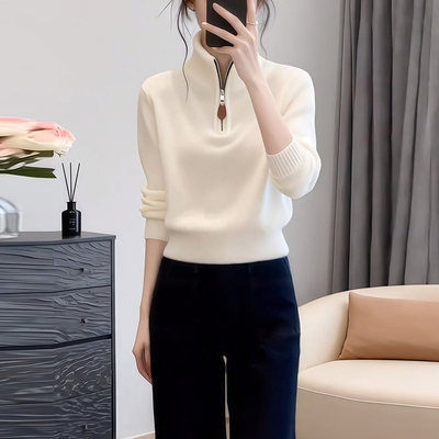高领毛衣女2026秋冬季立